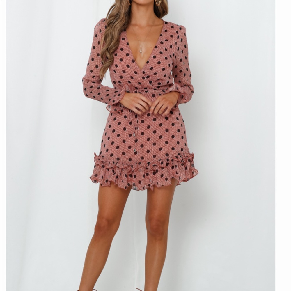 Return to me dress Rust